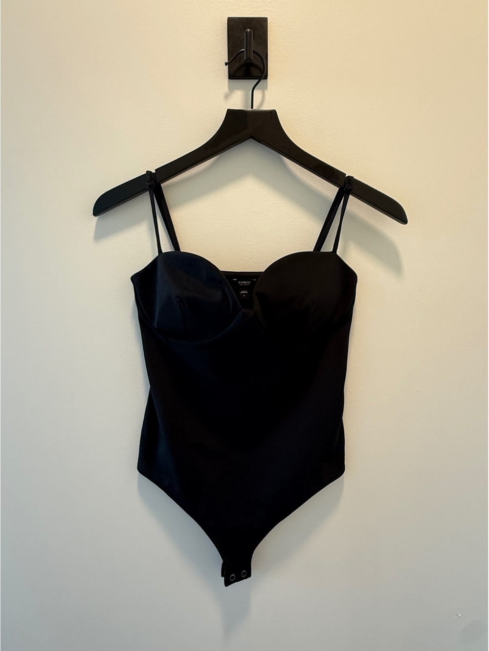 Express Black Body Contour Bodysuit | Size Small